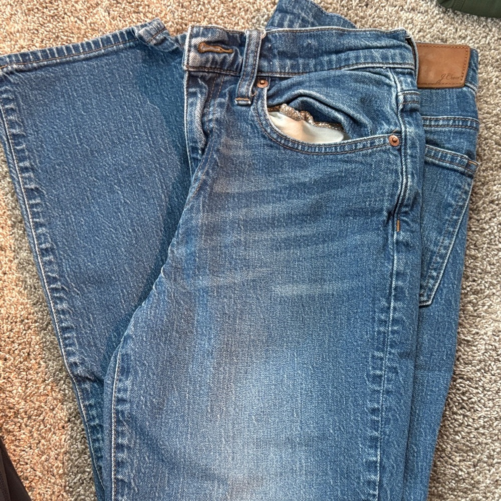 J. Crew Women's Blue Straight Pants